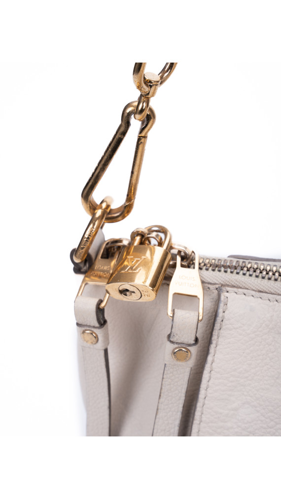 Louis Vuitton Empreinte Lumineuse Tote i kremhvitt skinn