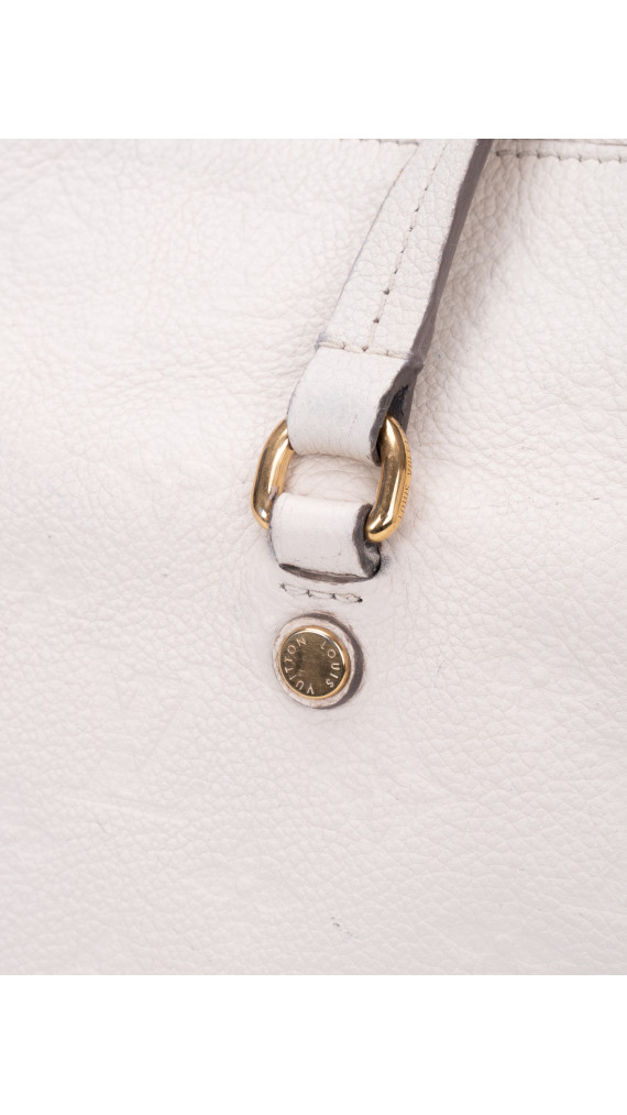 Louis Vuitton Empreinte Lumineuse Tote i kremhvitt skinn