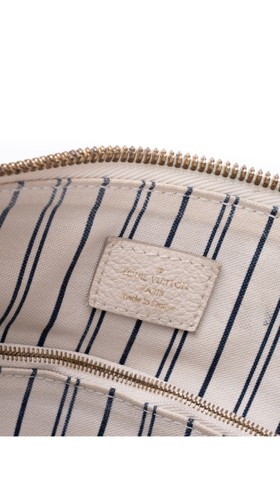 Louis Vuitton Empreinte Lumineuse Tote i kremhvitt skinn