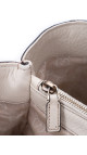 Gucci Bamboo Handle Tote i kremfarget skinn