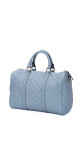 Gucci Boston Bag i monogram canvas – Lyseblå
