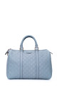 Gucci Boston Bag i monogram canvas – Lyseblå