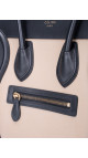 Celine Luggage Tote Bag i Canvas og Skinn – Tricolor