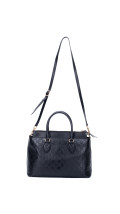 Gucci Monogram Tote i svart Guccissima-skinn