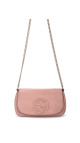 Gucci Soho Disco Bag i rosa skinn