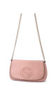 Gucci Soho Disco Bag i rosa skinn