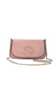 Gucci Soho Disco Bag i rosa skinn