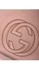 Gucci Soho Disco Bag i rosa skinn