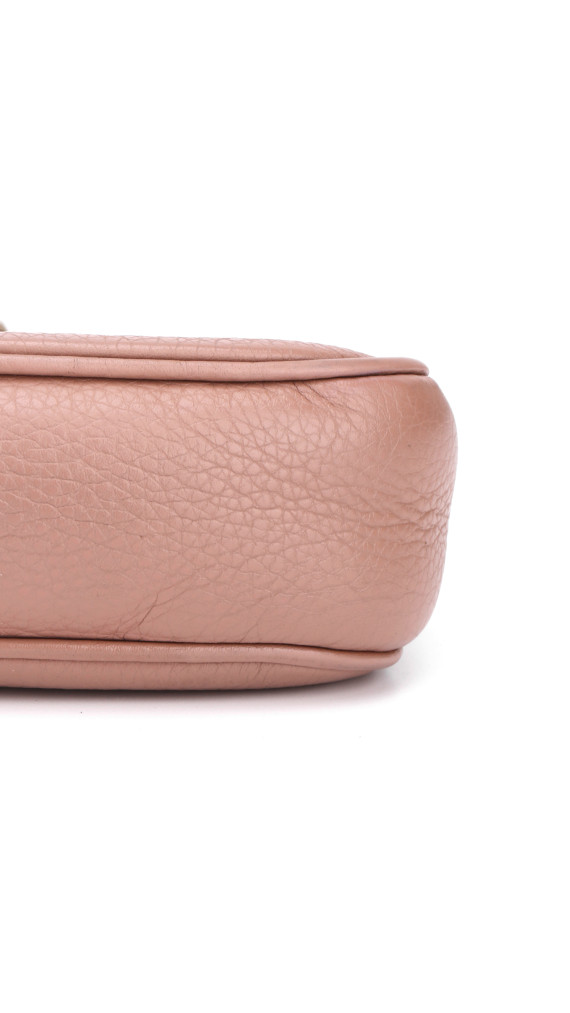 Gucci Soho Disco Bag i rosa skinn