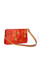 Louis Vuitton Monogram Vernis Flowers Shoulder Bag Oransjerød