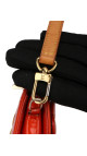 Louis Vuitton Monogram Vernis Flowers Shoulder Bag Oransjerød