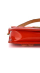 Louis Vuitton Monogram Vernis Flowers Shoulder Bag Oransjerød