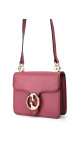 Gucci GG Marmont Mini Shoulder Bag i vinrød skinn