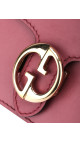 Gucci GG Marmont Mini Shoulder Bag i vinrød skinn