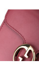 Gucci GG Marmont Mini Shoulder Bag i vinrød skinn