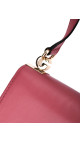 Gucci GG Marmont Mini Shoulder Bag i vinrød skinn