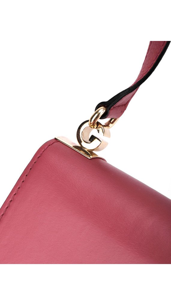 Gucci GG Marmont Mini Shoulder Bag i vinrød skinn