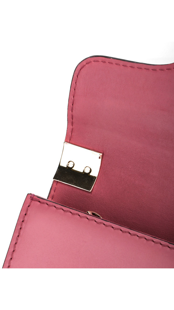Gucci GG Marmont Mini Shoulder Bag i vinrød skinn