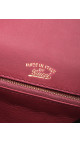 Gucci GG Marmont Mini Shoulder Bag i vinrød skinn