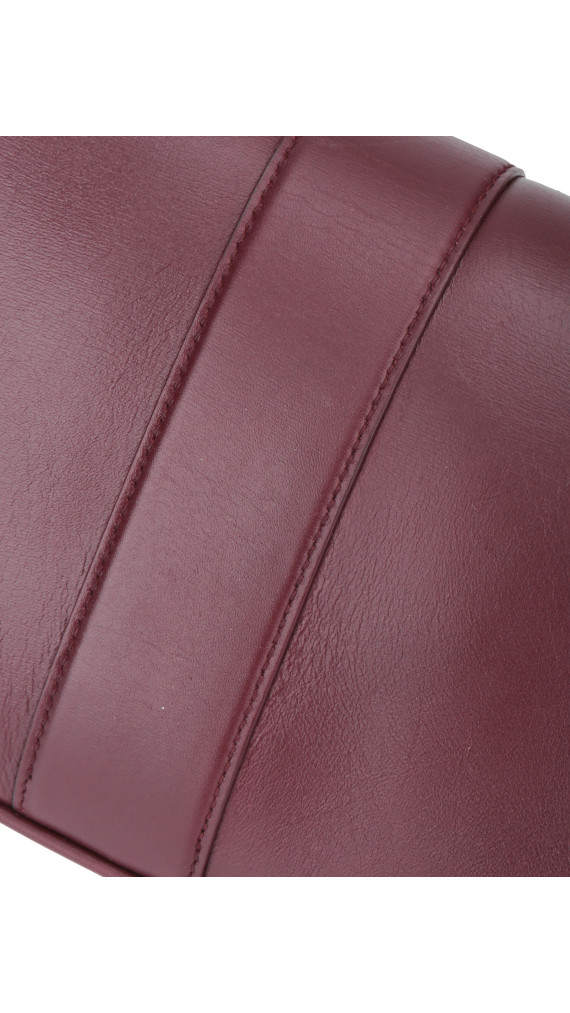 Gucci GG Marmont Skulderveske i Bordeaux Skinn
