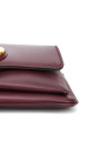Gucci GG Marmont Skulderveske i Bordeaux Skinn