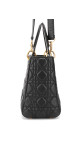 Lady Dior Medium Bag i Sort Lammeskinn med Gull-detaljer
