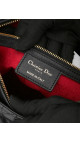 Lady Dior Medium Bag i Sort Lammeskinn med Gull-detaljer