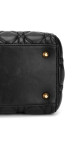 Lady Dior Medium Bag i Sort Lammeskinn med Gull-detaljer