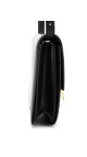 Celine Classic Box Bag i svart kalveskinn med gullspenne