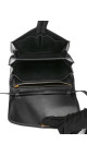 Celine Classic Box Bag i svart kalveskinn med gullspenne