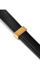 Celine Classic Box Bag i svart kalveskinn med gullspenne