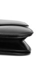 Celine Classic Box Bag i svart kalveskinn med gullspenne