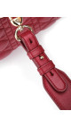 Lady Dior Medium Bag i rødt lammeskinn