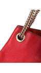 Gucci Soho Tote Bag i rødt skinn