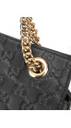 Gucci Tote i Gucci Signature skinn med elegante kjedehåndtak