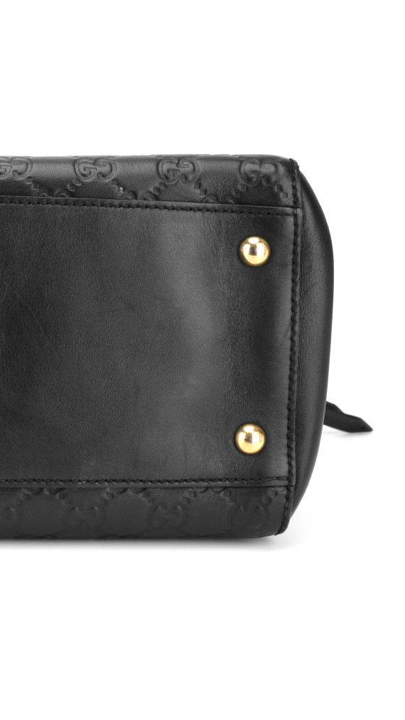 Gucci Tote i Gucci Signature skinn med elegante kjedehåndtak