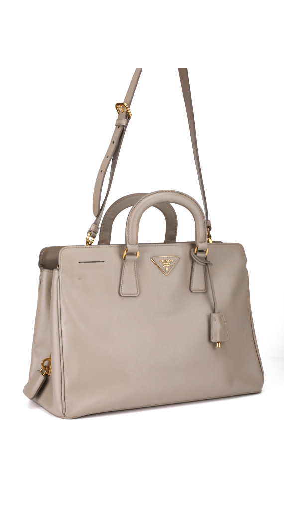 Prada Pomice Saffiano Lux Tote