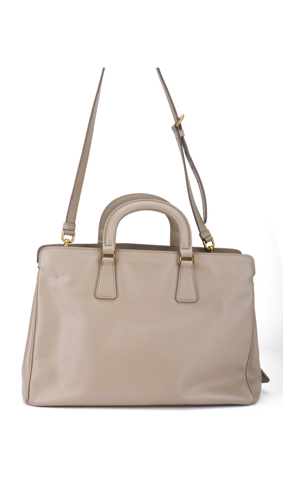 Prada Pomice Saffiano Lux Tote