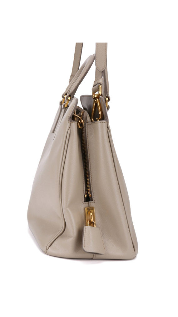 Prada Pomice Saffiano Lux Tote