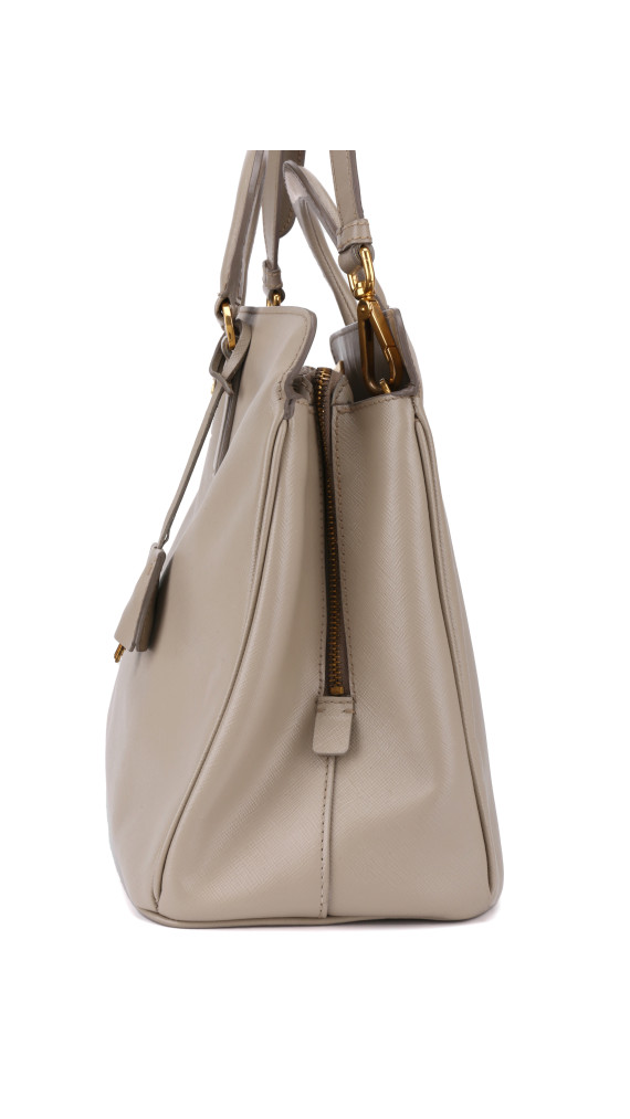 Prada Pomice Saffiano Lux Tote