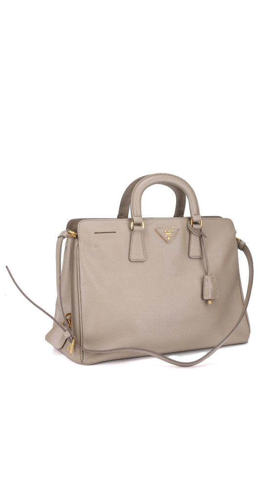 Prada Pomice Saffiano Lux Tote