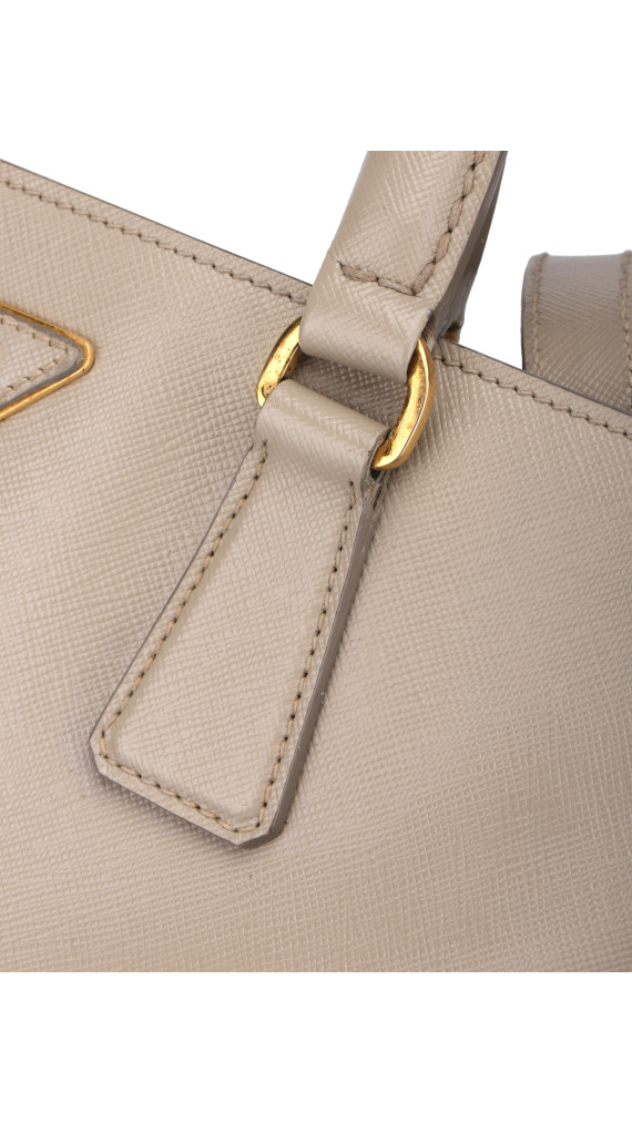 Prada Pomice Saffiano Lux Tote