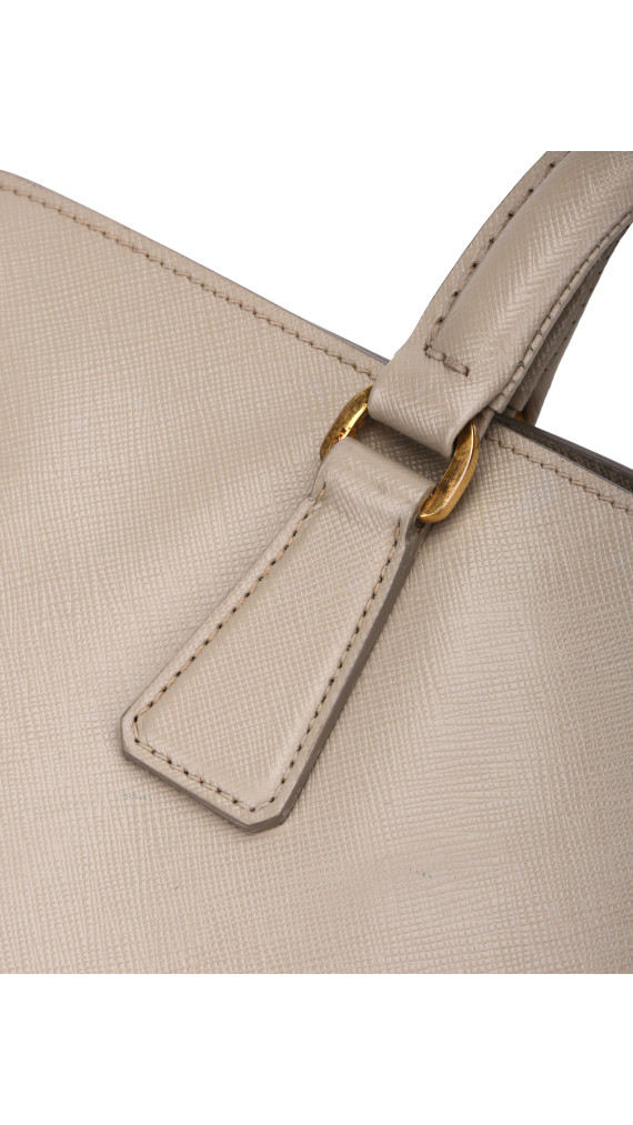 Prada Pomice Saffiano Lux Tote