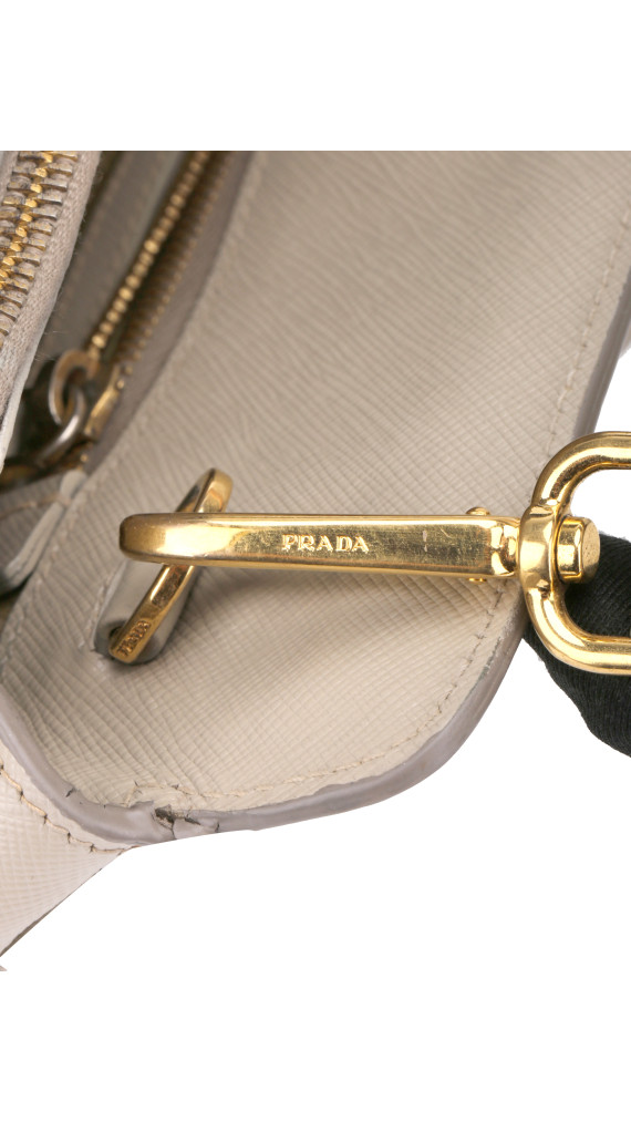 Prada Pomice Saffiano Lux Tote