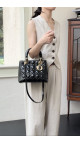 Christian Dior Lady Dior i Patent Skinn Veske – Svart