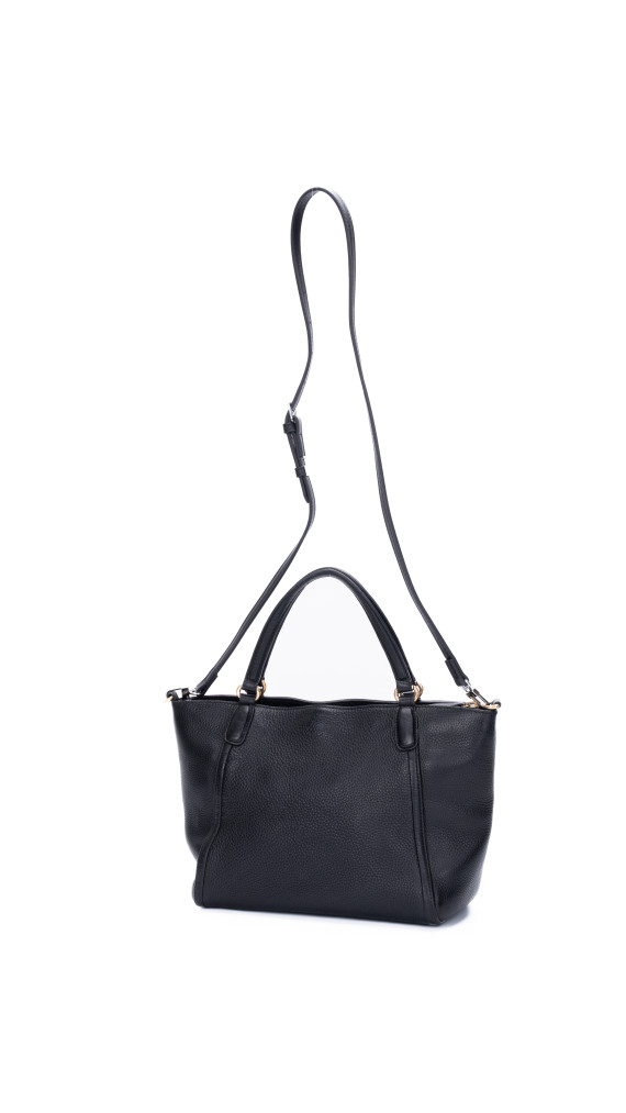 Gucci Soho Top Handel Tote Bag i Sort Skinn