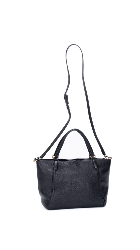 Gucci Soho Top Handel Tote Bag i Sort Skinn