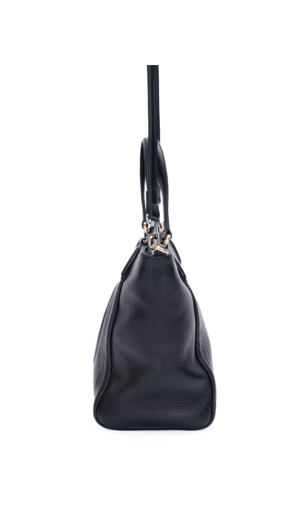 Gucci Soho Top Handel Tote Bag i Sort Skinn