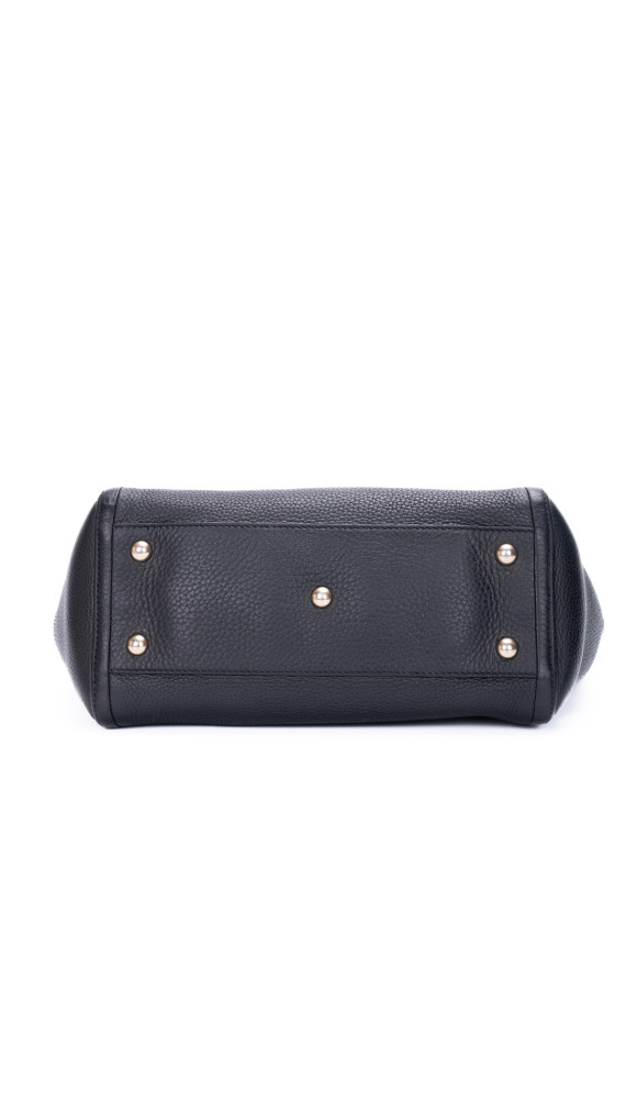 Gucci Soho Top Handel Tote Bag i Sort Skinn