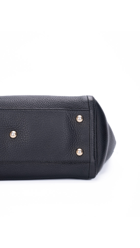 Gucci Soho Top Handel Tote Bag i Sort Skinn